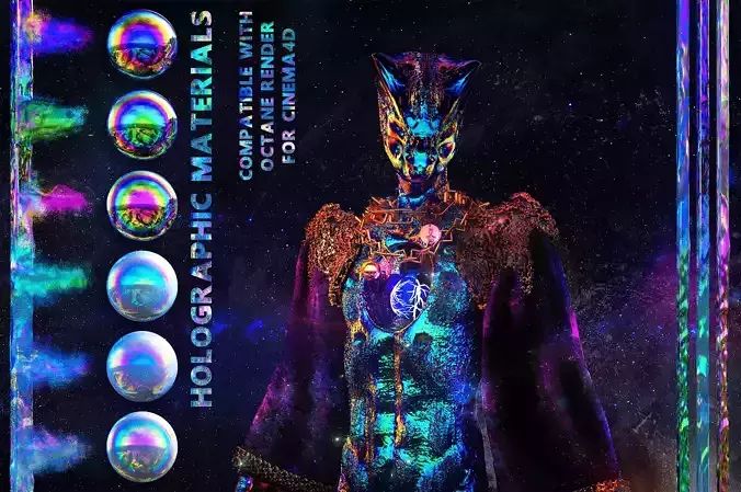 Holographic Materials for Octane Render