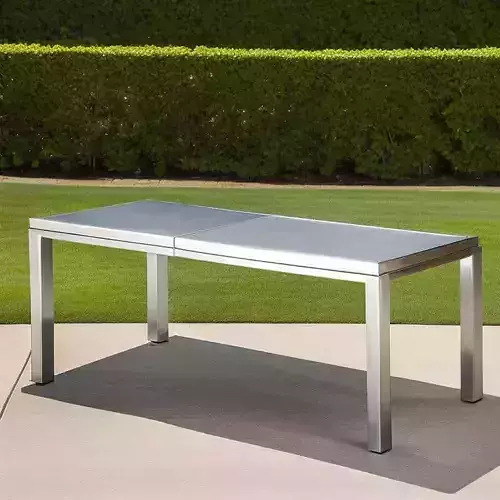 Furniture outdoor metal table