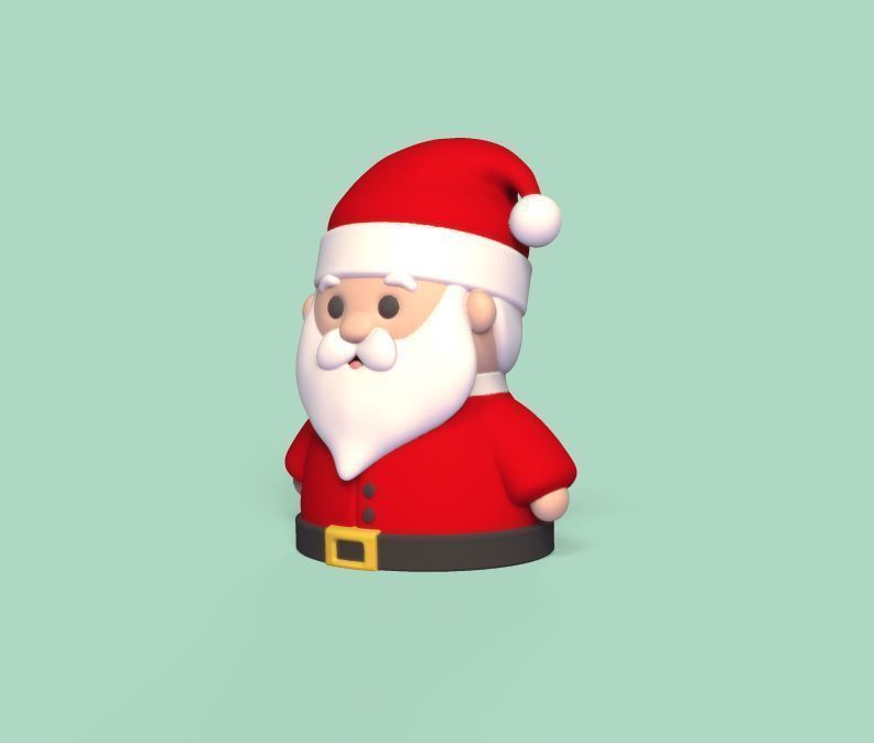 Little Santa Claus 3D print model_2