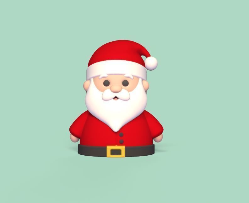 Little Santa Claus 3D print model_1