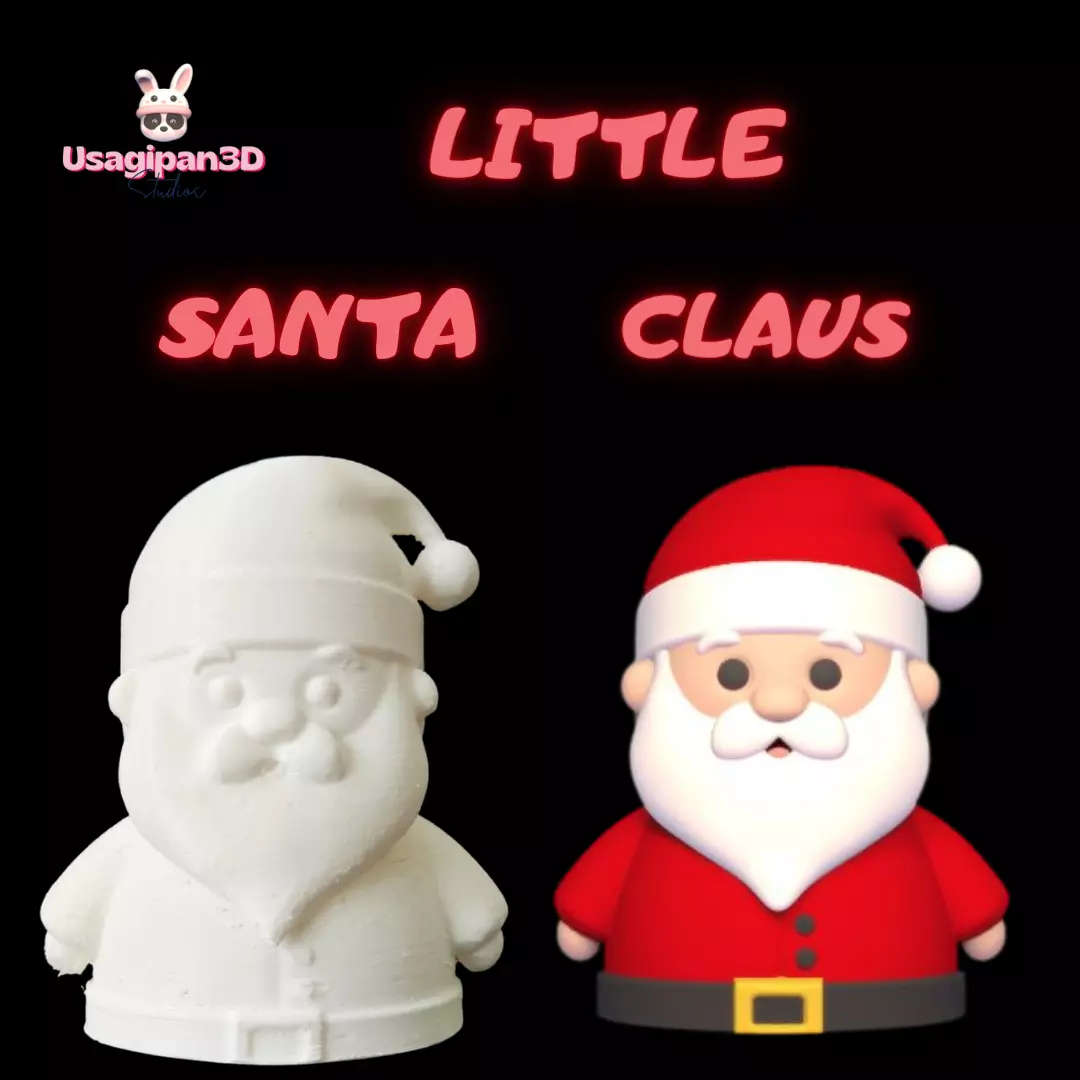 Little Santa Claus 3D print model_0