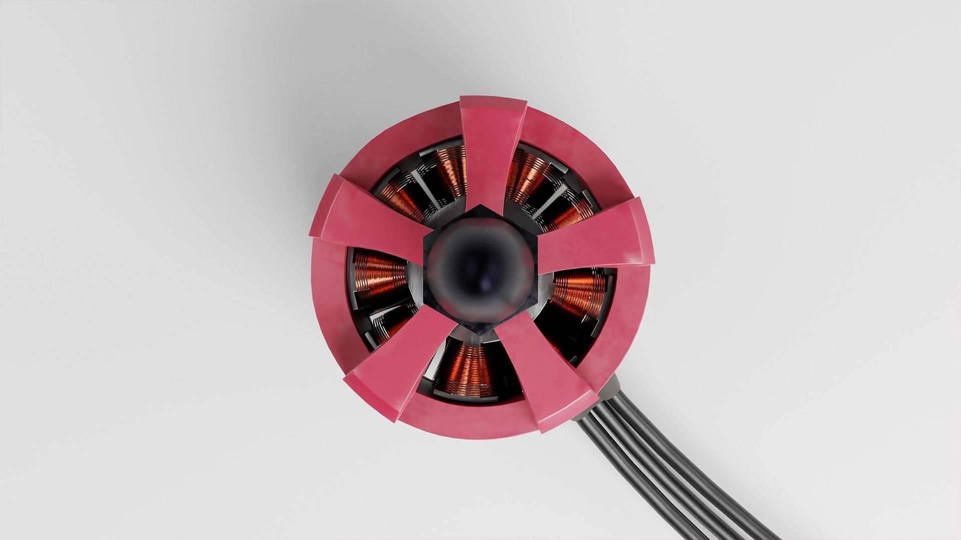 Quad Copter Motor 3D model_2