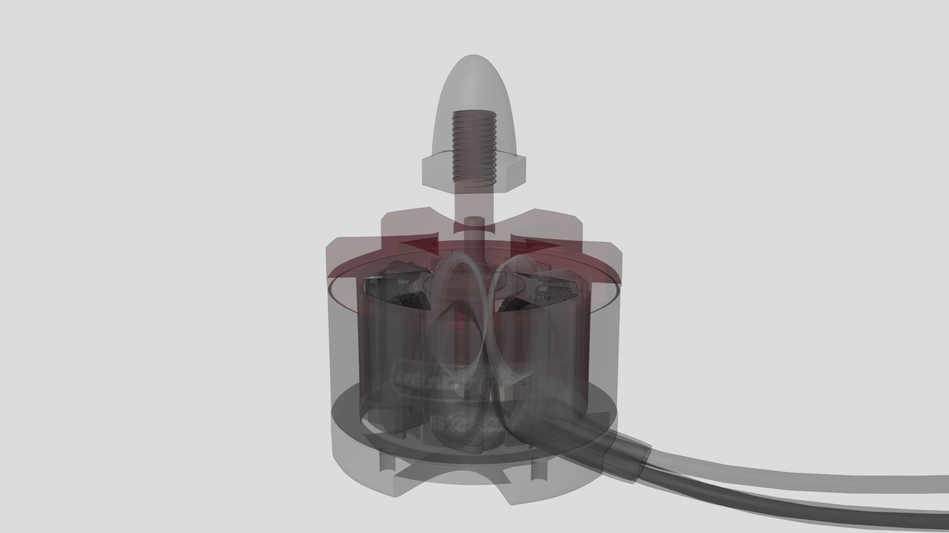 Quad Copter Motor 3D model_10