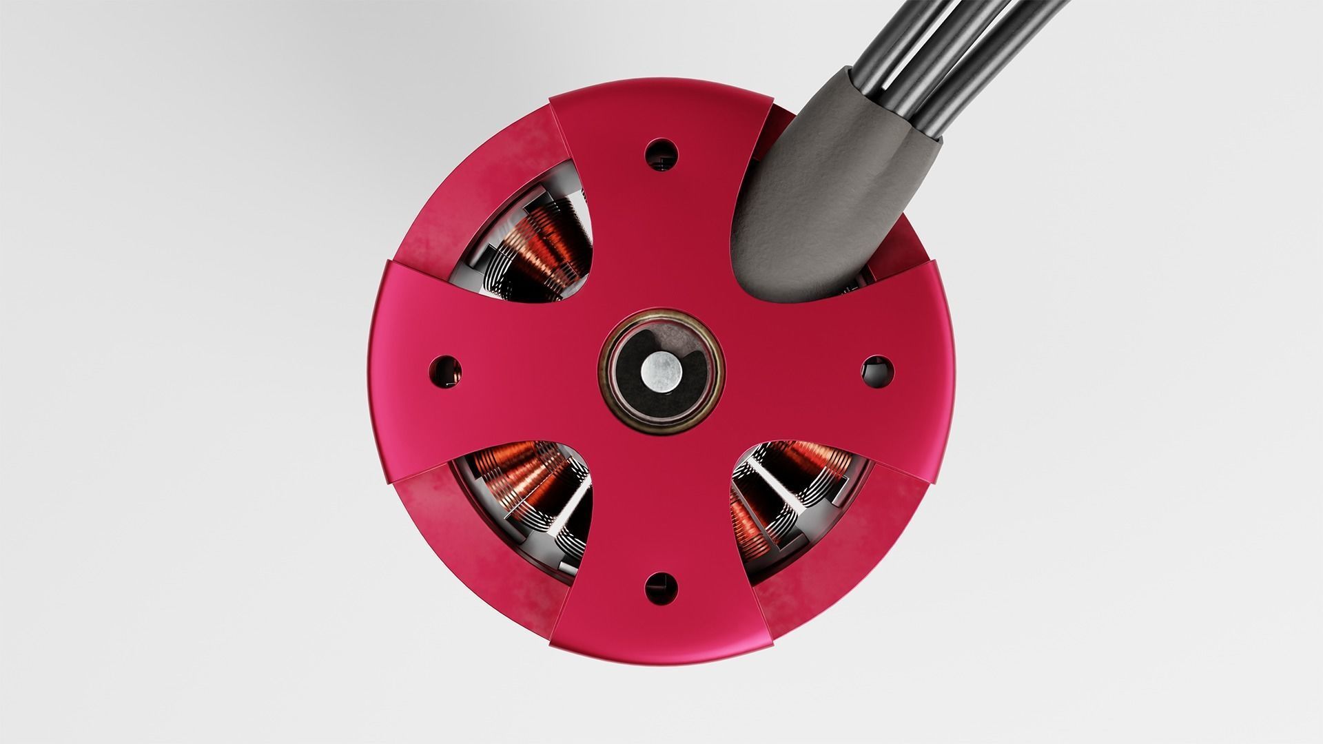 Quad Copter Motor 3D model_4