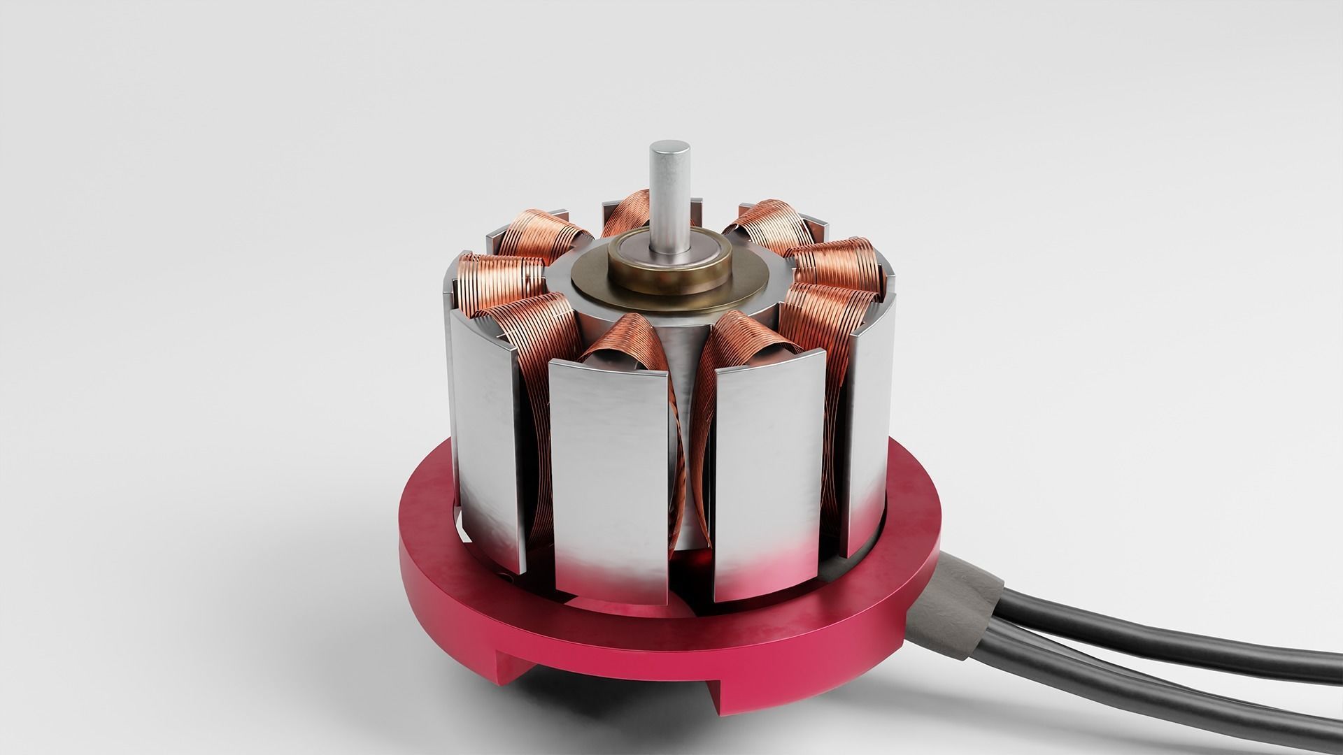 Quad Copter Motor 3D model_6