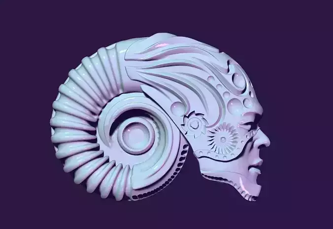 abstract head for casting