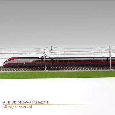 ETR500 Frecciarossa 3D model