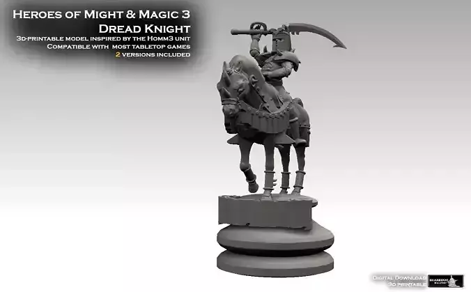 Heroes of Might and Magic 3 Dread Knight 3D print model