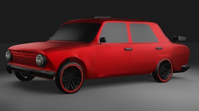 vaz 2101 car Free 3D model