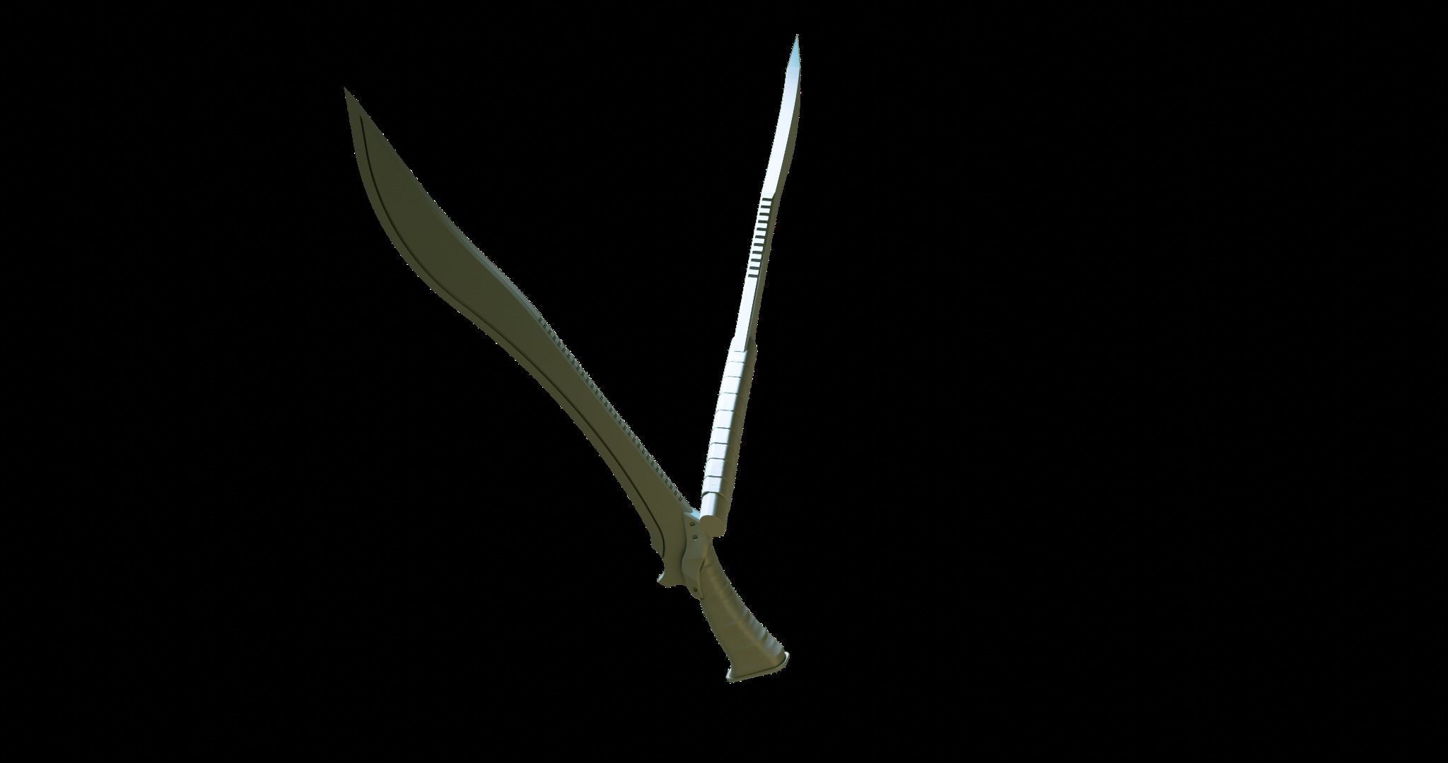 Feyd Rautha Knives from Dune 3D print model_1