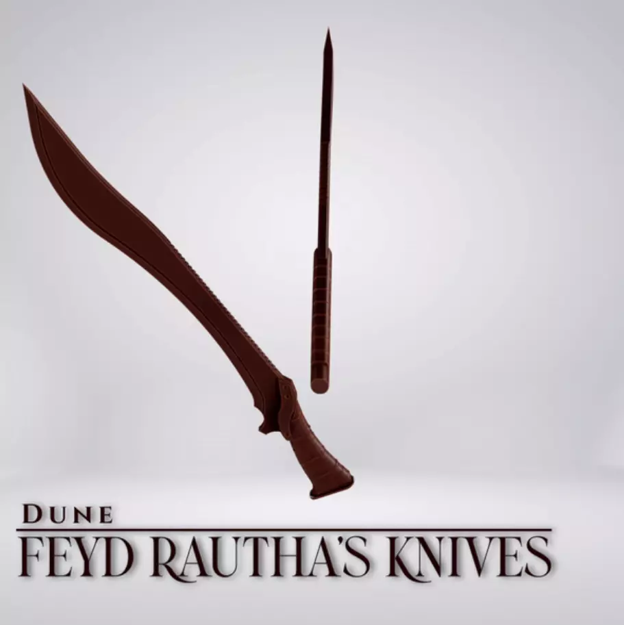 Feyd Rautha Knives from Dune 3D print model_0