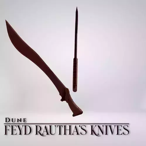 Feyd Rautha Knives from Dune 3D print model