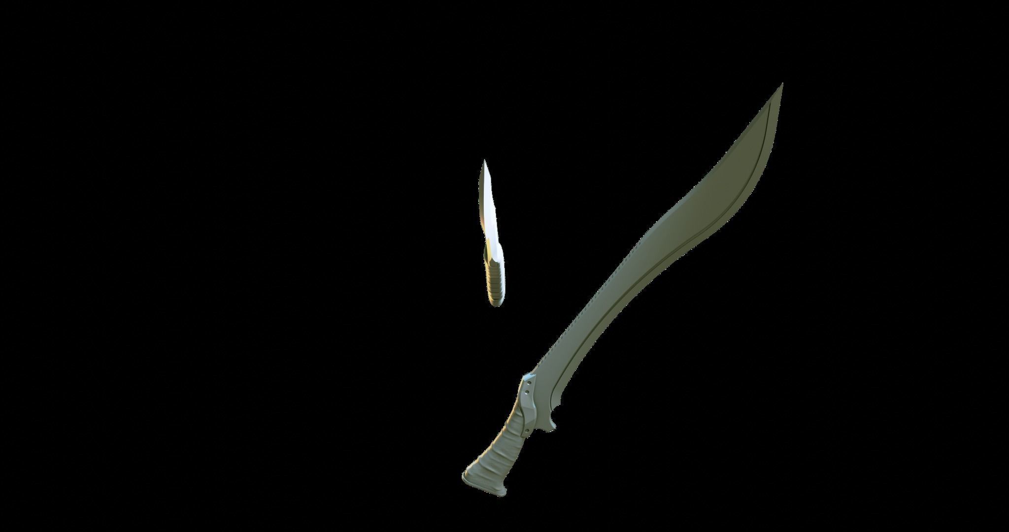 Feyd Rautha Knives from Dune 3D print model_3