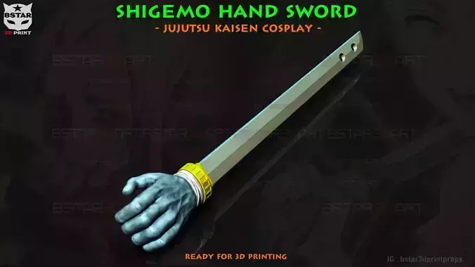 Shigemo Hand Sword - Jujutsu Kaisen Cosplay