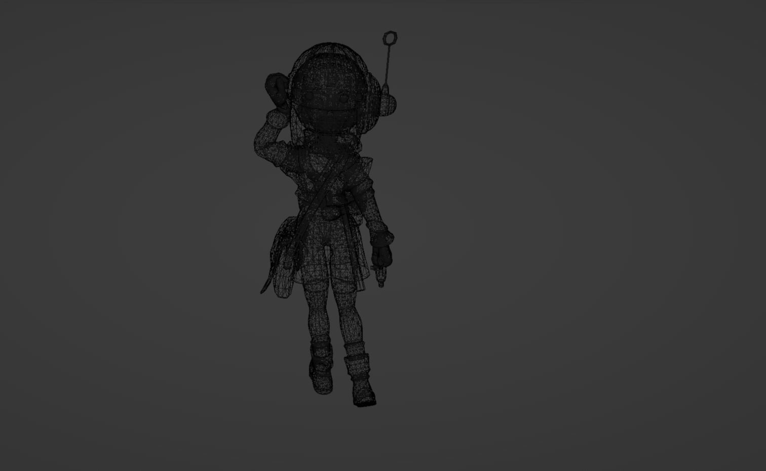 Anime Character - Lucca 3D model_16