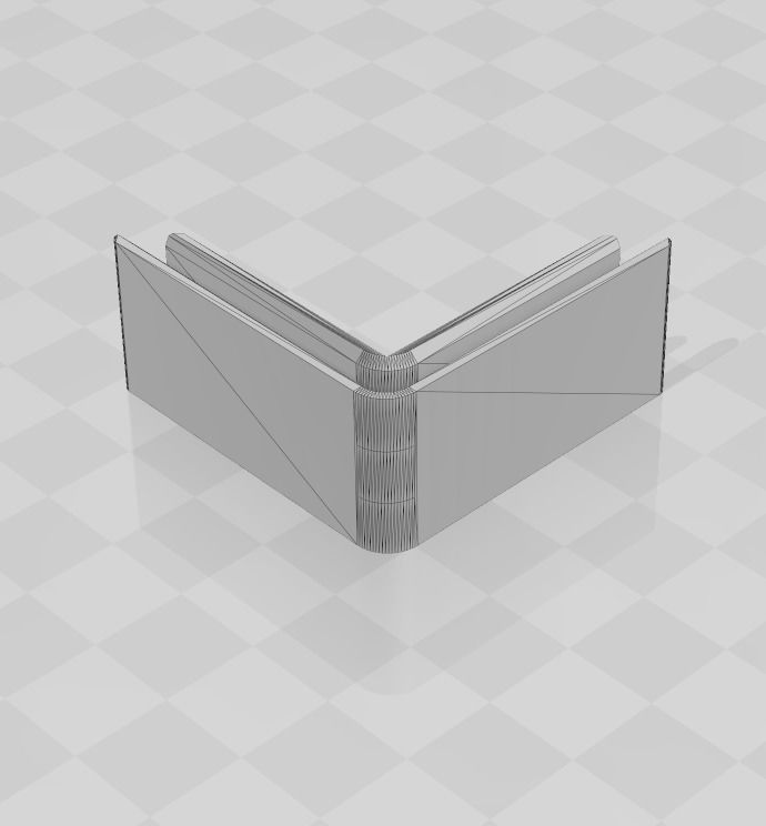 Corner feet L profile foot Shelf Cap End caps 3D print model_6