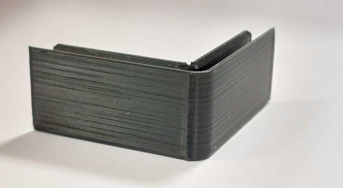 Corner feet L profile foot Shelf Cap End caps 3D print model_7