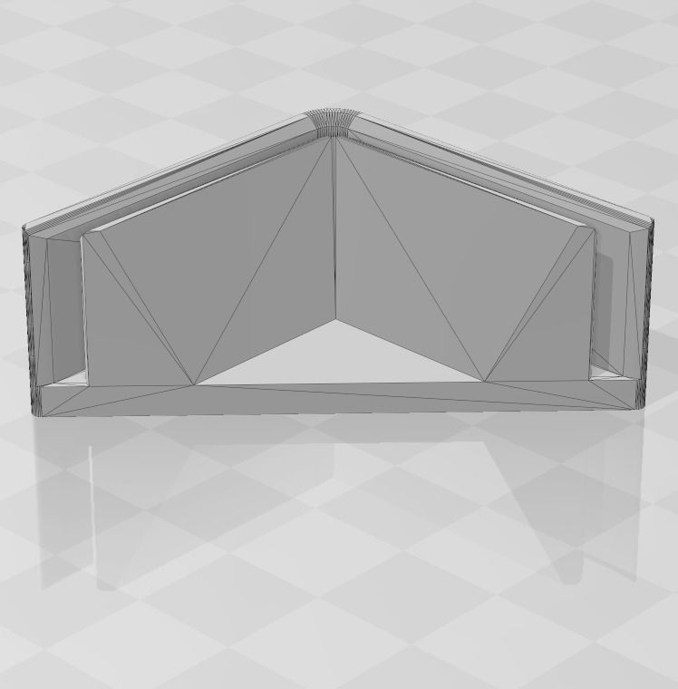 Corner feet L profile foot Shelf Cap End caps 3D print model_5