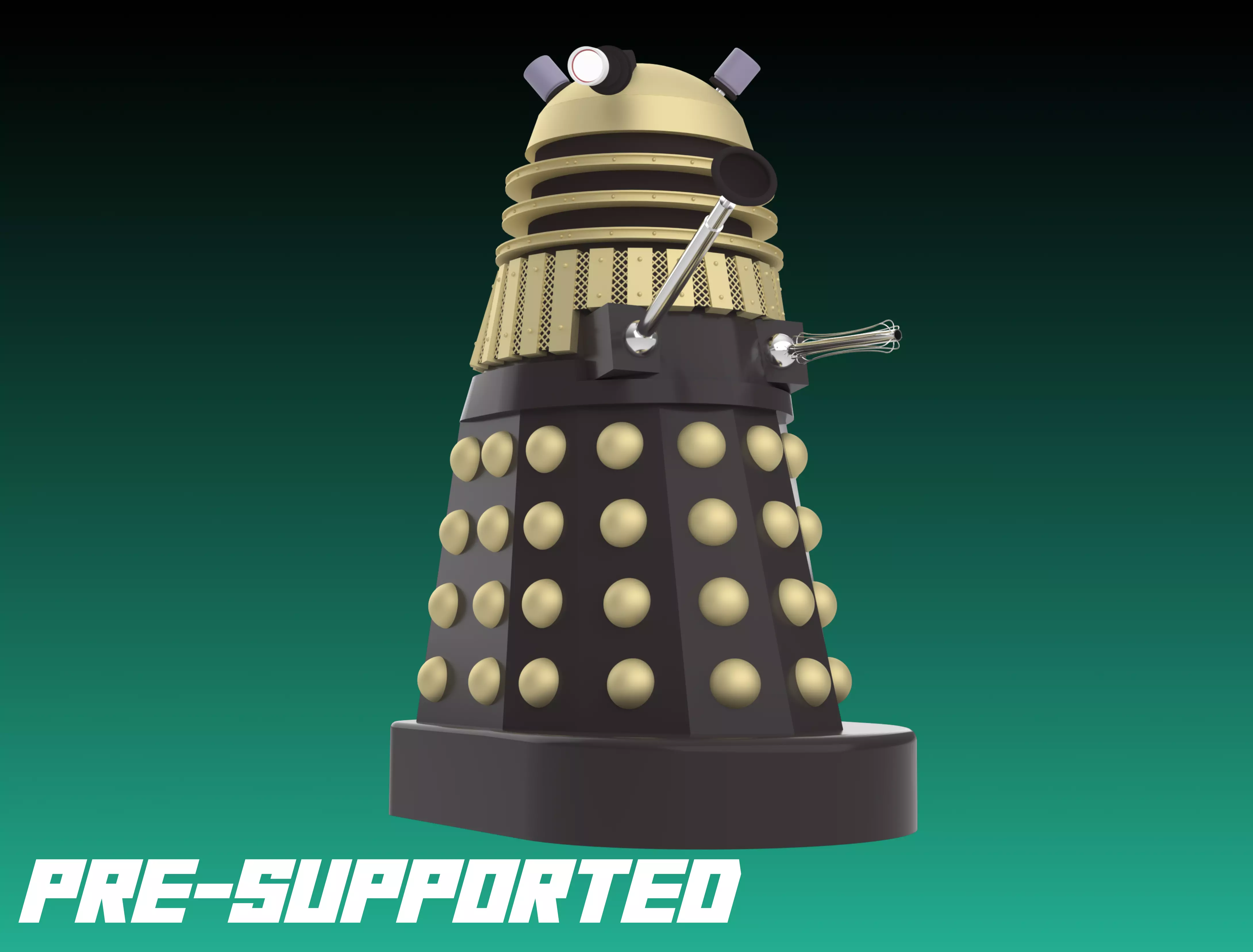 Planet of the Daleks Supreme - 32mm Miniature -  3D print model_0