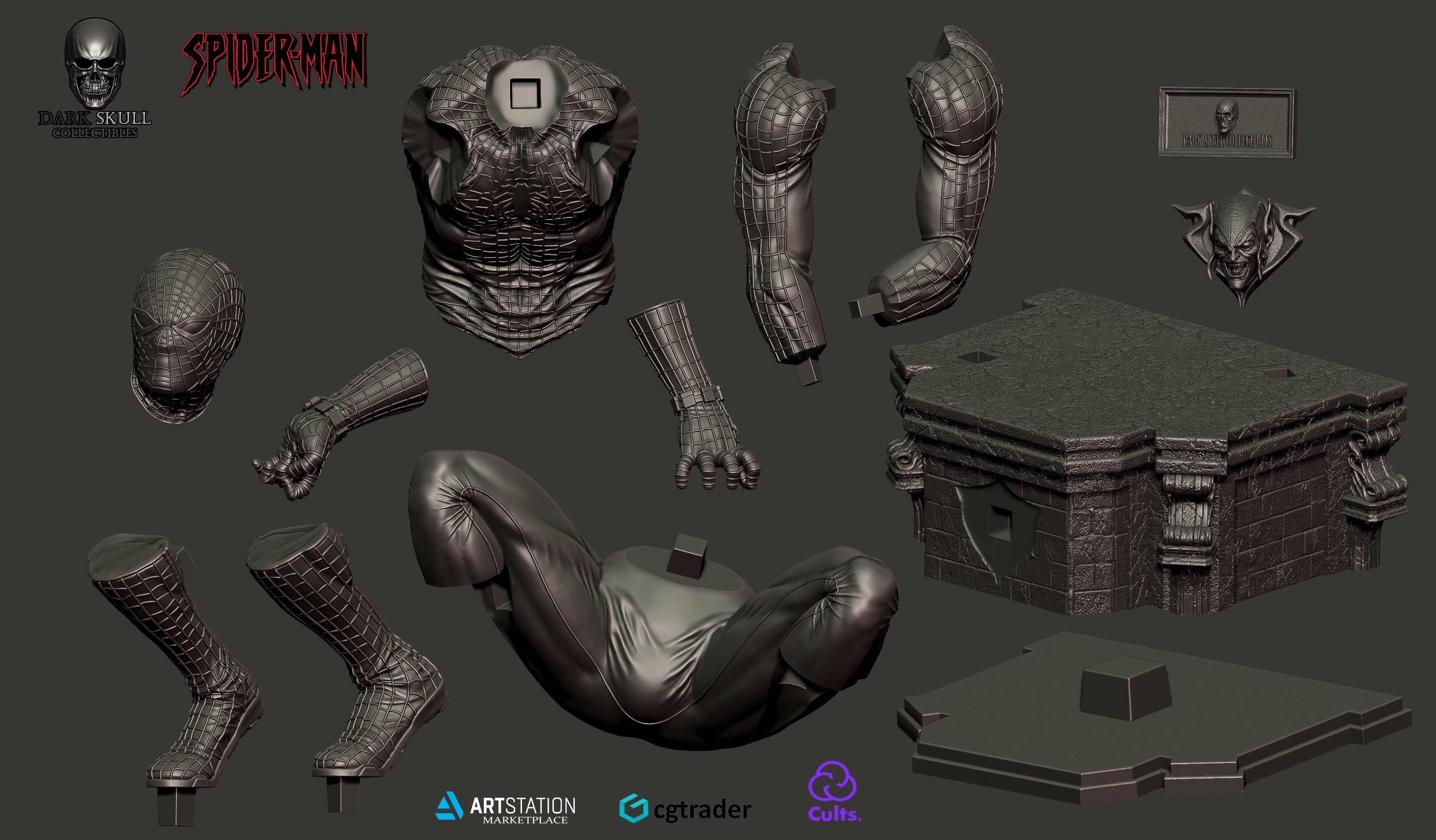 SPIDER-MAN 3D print model_16
