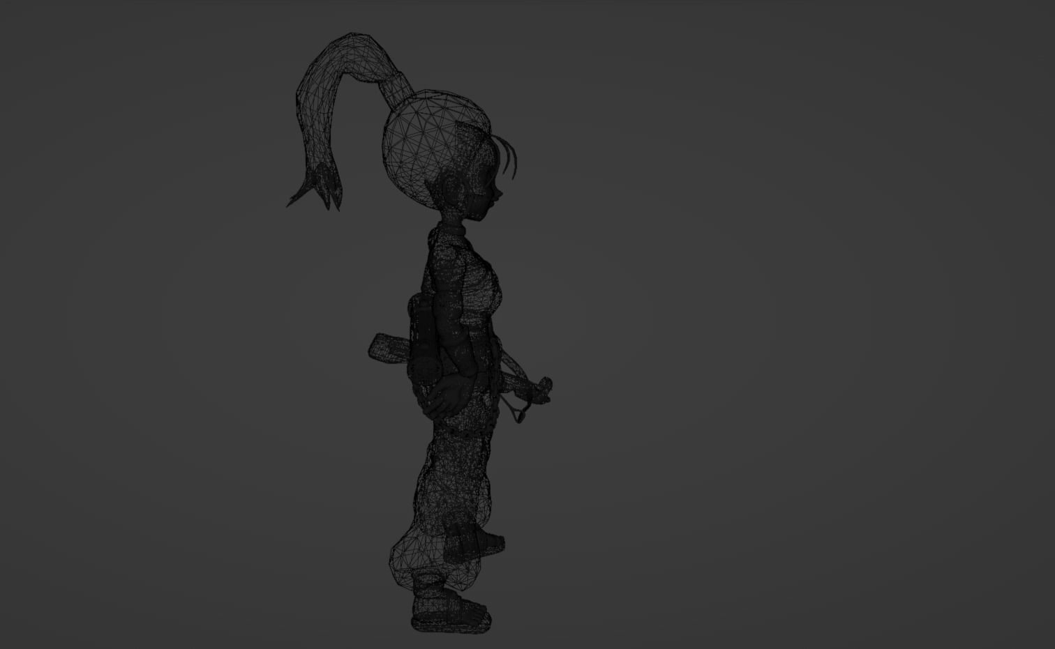 Anime Character - Marle 3D model_18