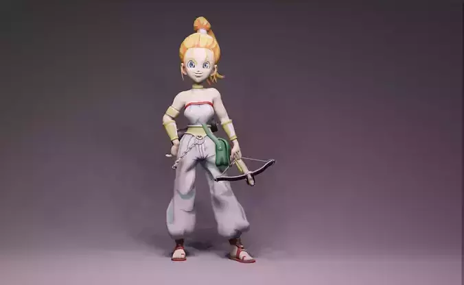 Anime Character - Marle 3D model