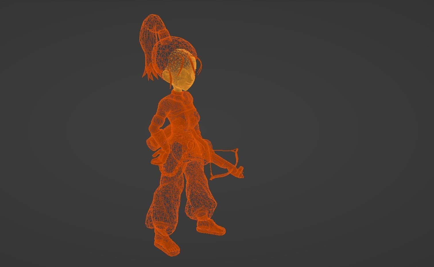 Anime Character - Marle 3D model_14