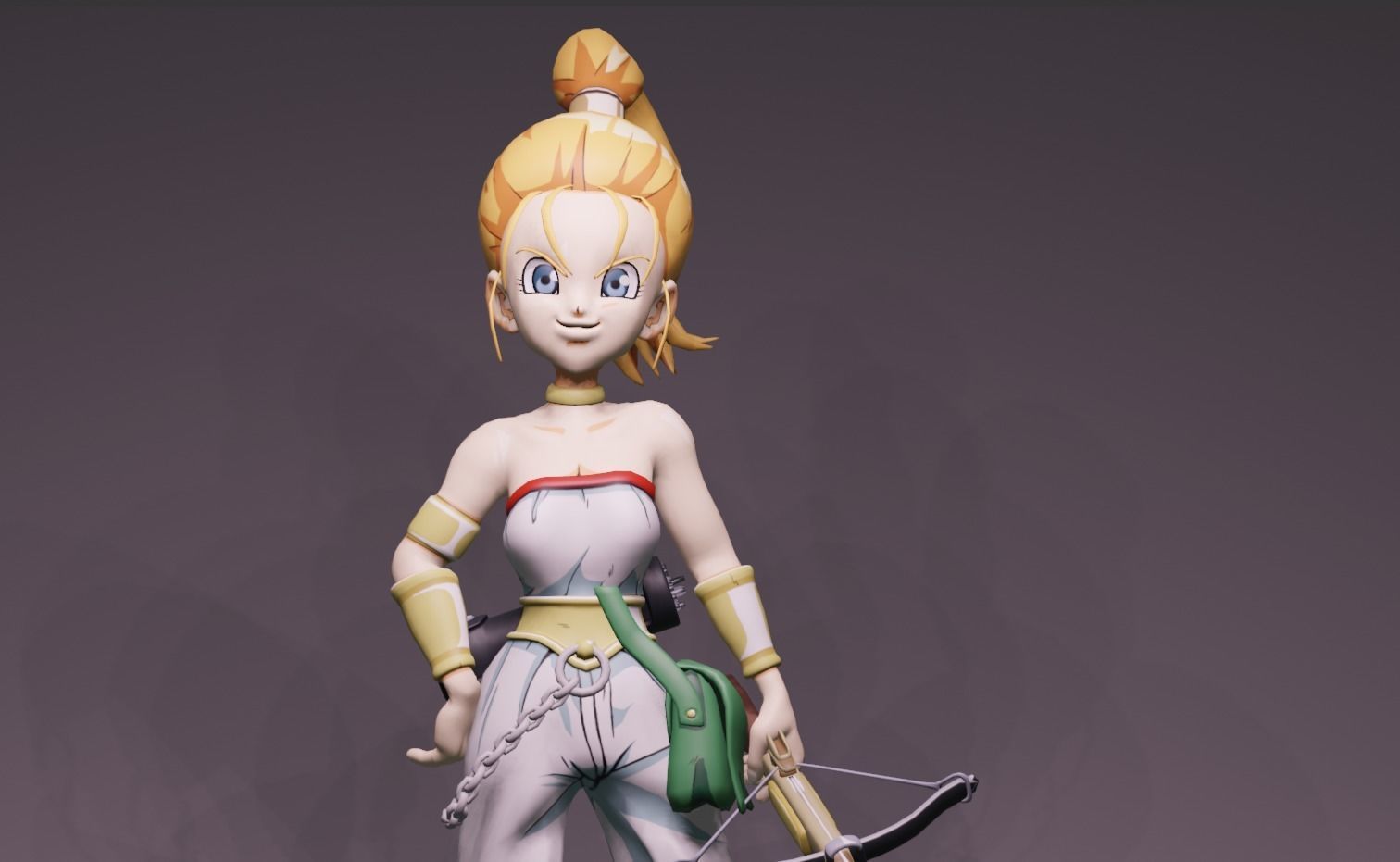 Anime Character - Marle 3D model_8