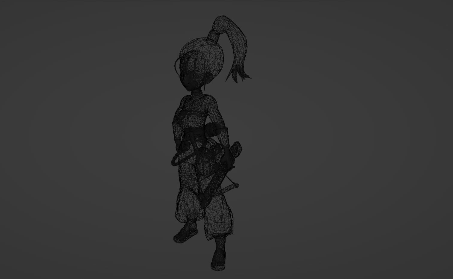 Anime Character - Marle 3D model_16