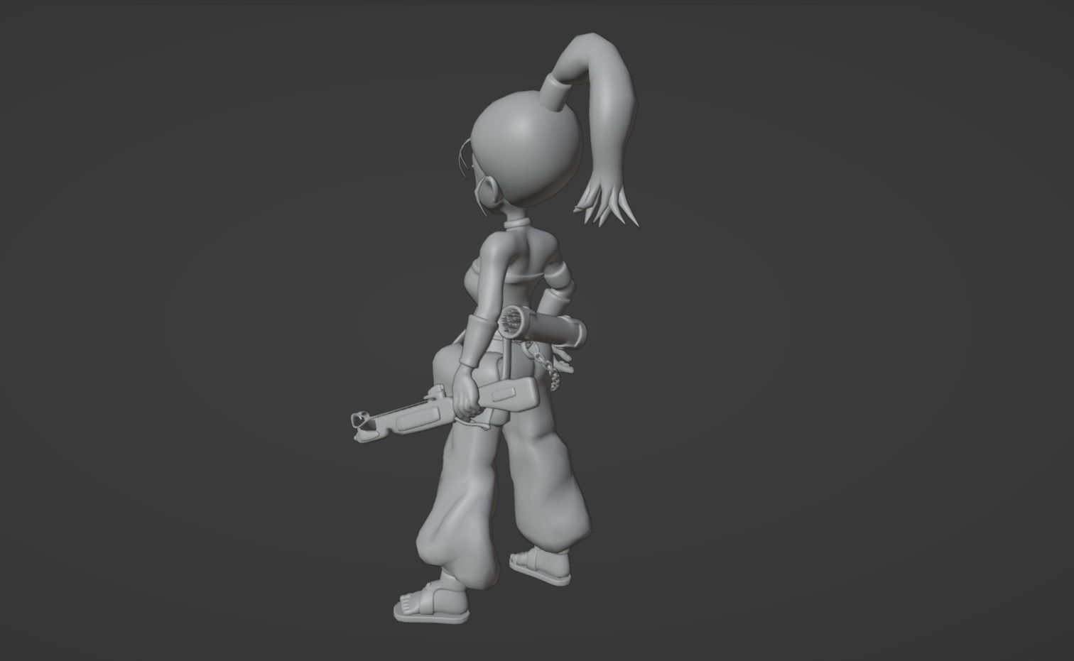 Anime Character - Marle 3D model_11