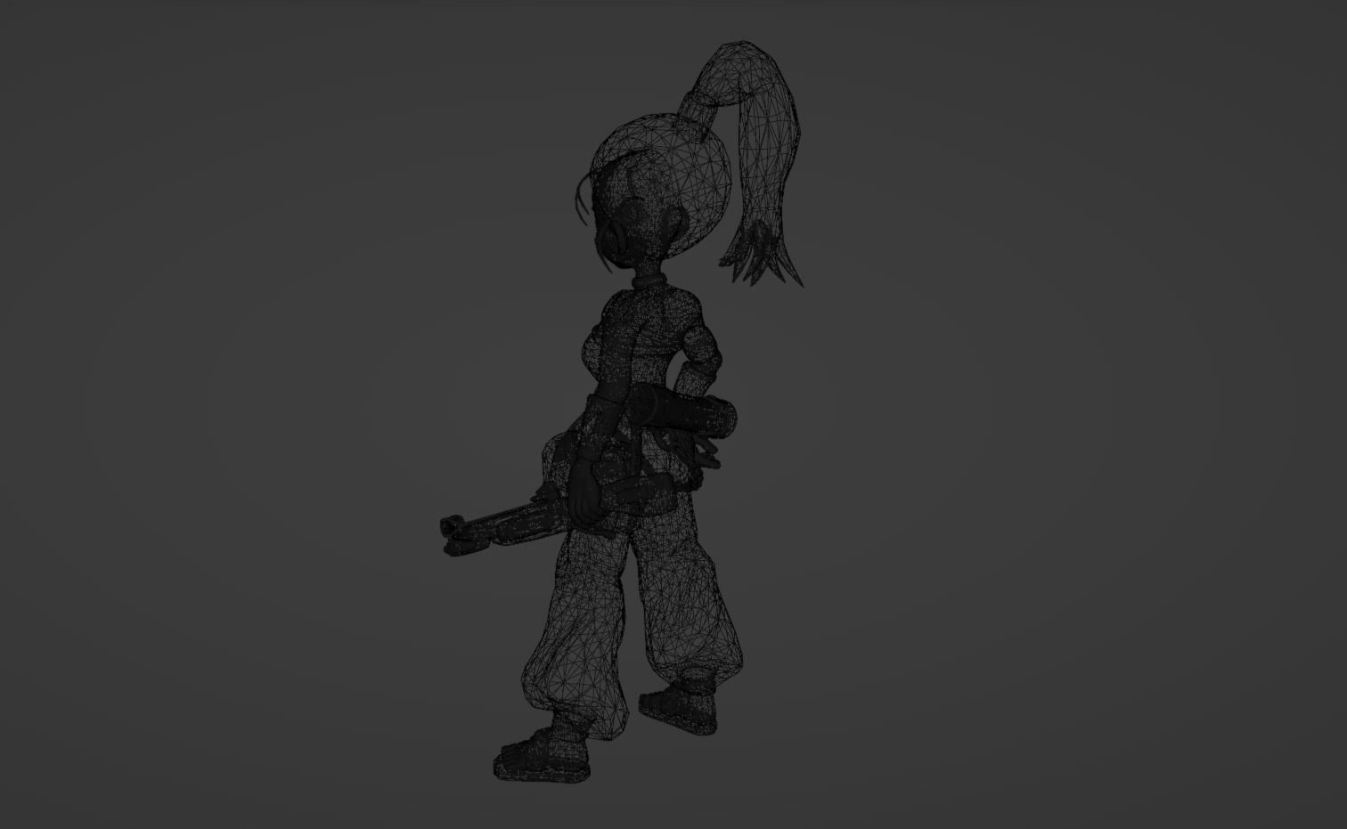 Anime Character - Marle 3D model_17