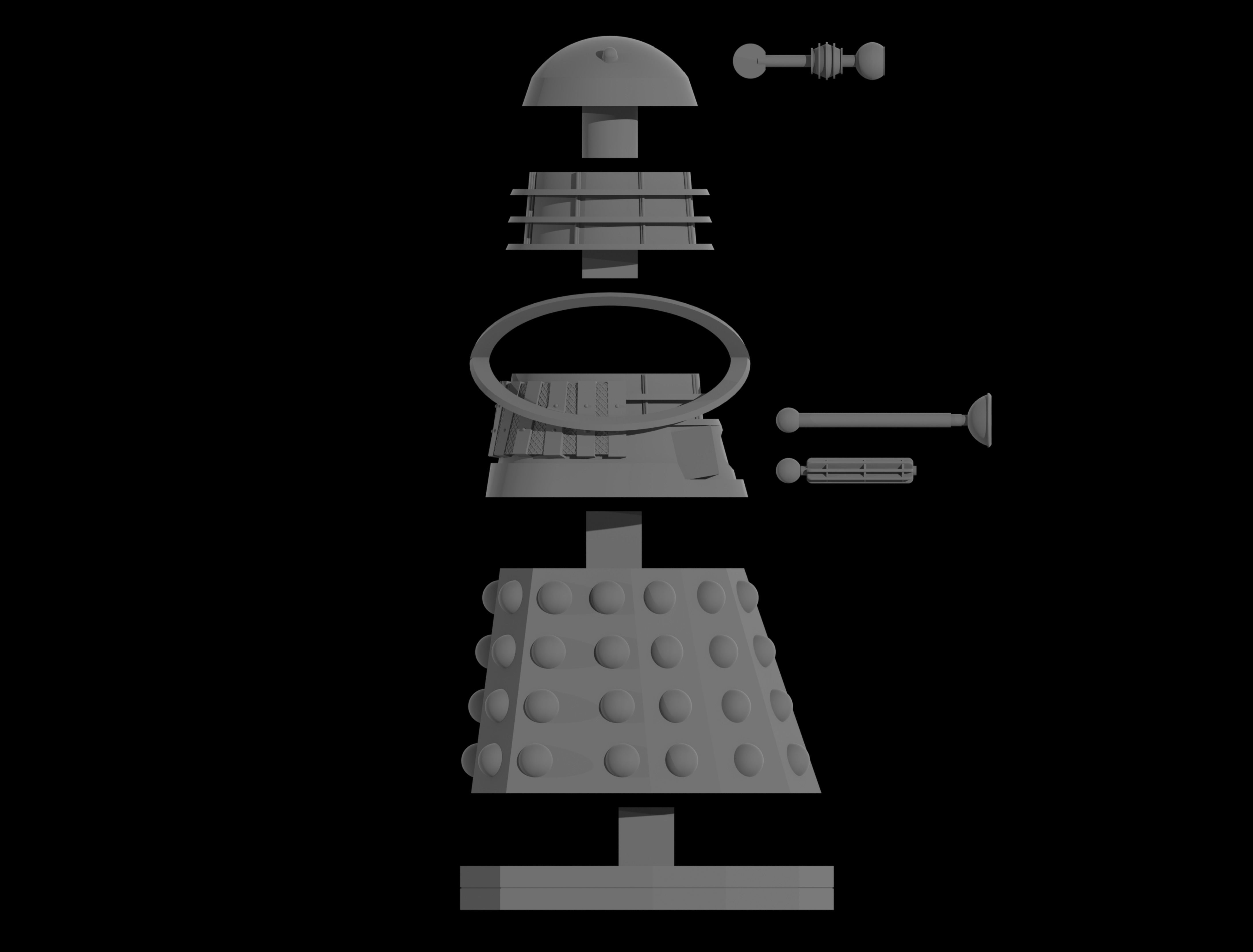 Dark Eyes Time Controller - 32mm Miniature 3D print model_1