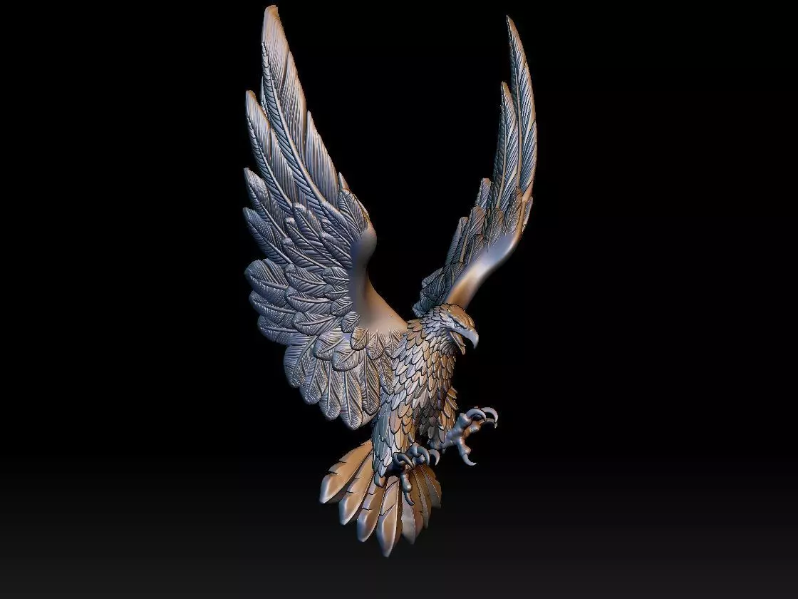 eagle bird 3D print model_0