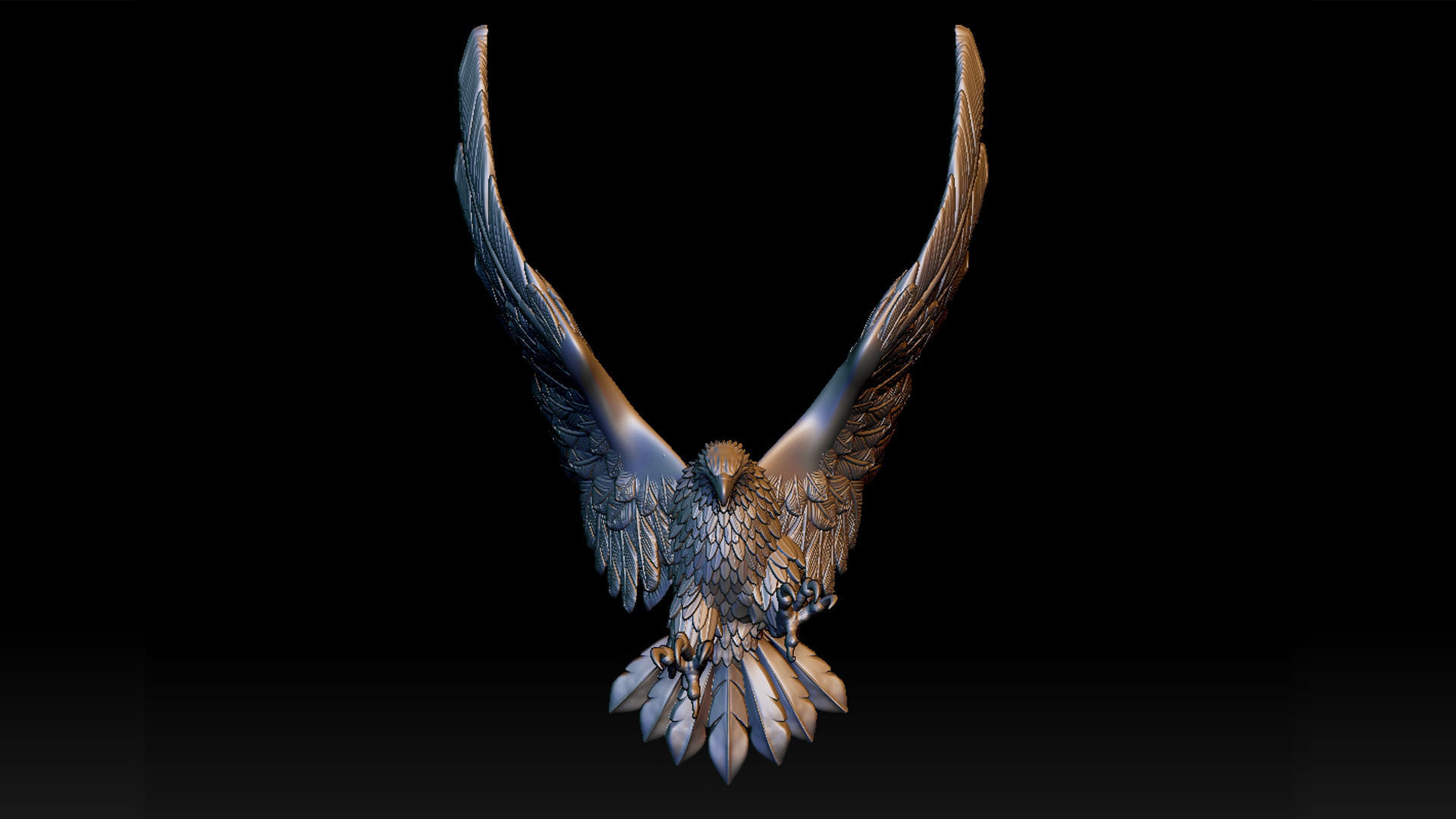 eagle bird 3D print model_33