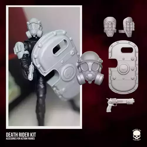 Deathrider Kit 3D printable files for Action Figures
