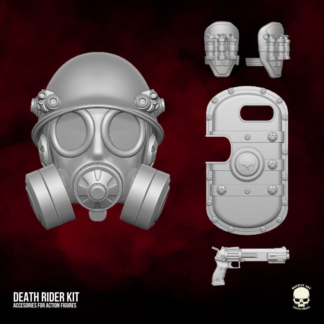 Deathrider Kit 3D printable files for Action Figures 3D print model_5