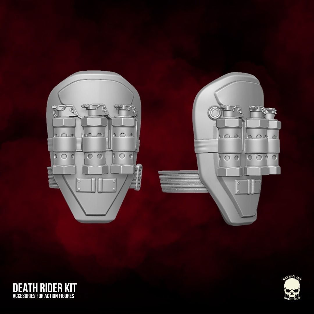 Deathrider Kit 3D printable files for Action Figures 3D print model_17