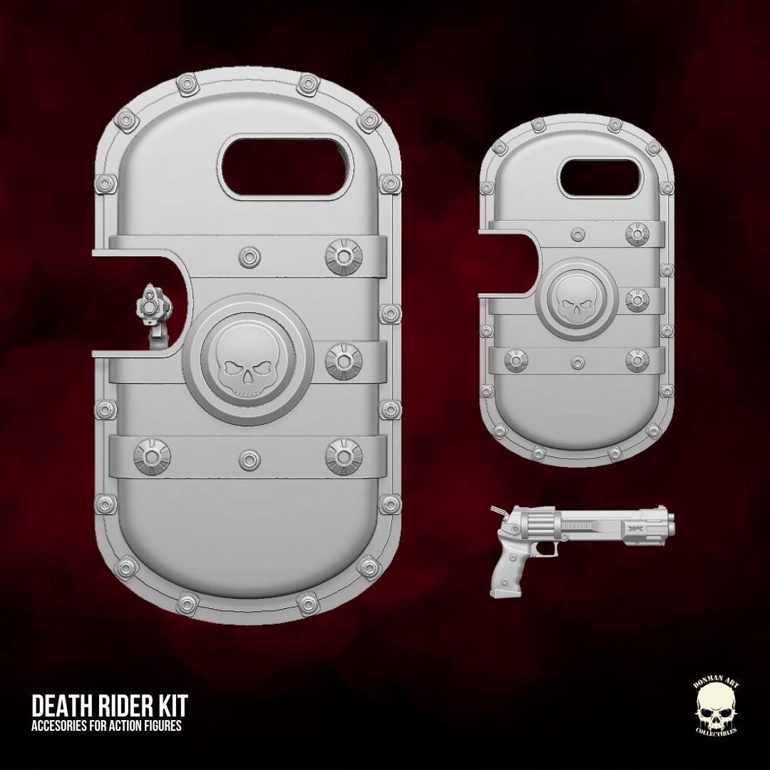 Deathrider Kit 3D printable files for Action Figures 3D print model_13
