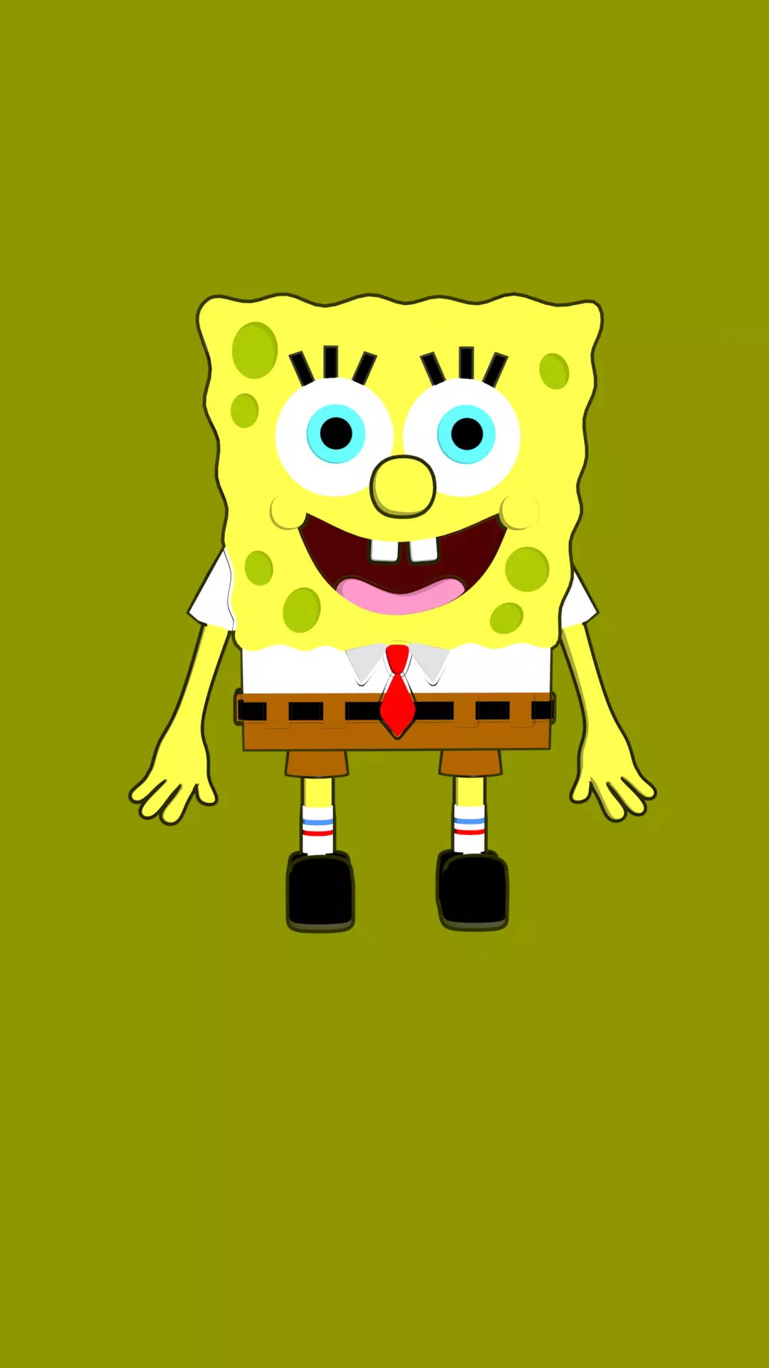 SpongeBob 3d Model 3D model_0