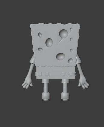 SpongeBob 3d Model 3D model_6