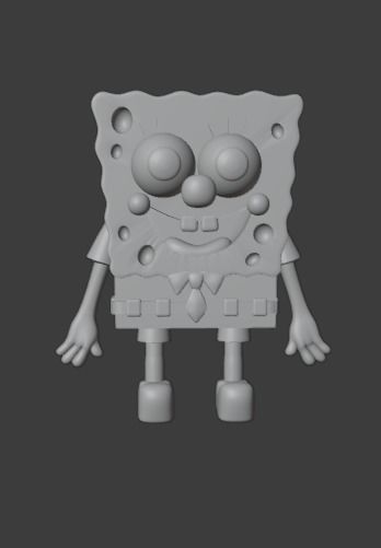 SpongeBob 3d Model 3D model_4