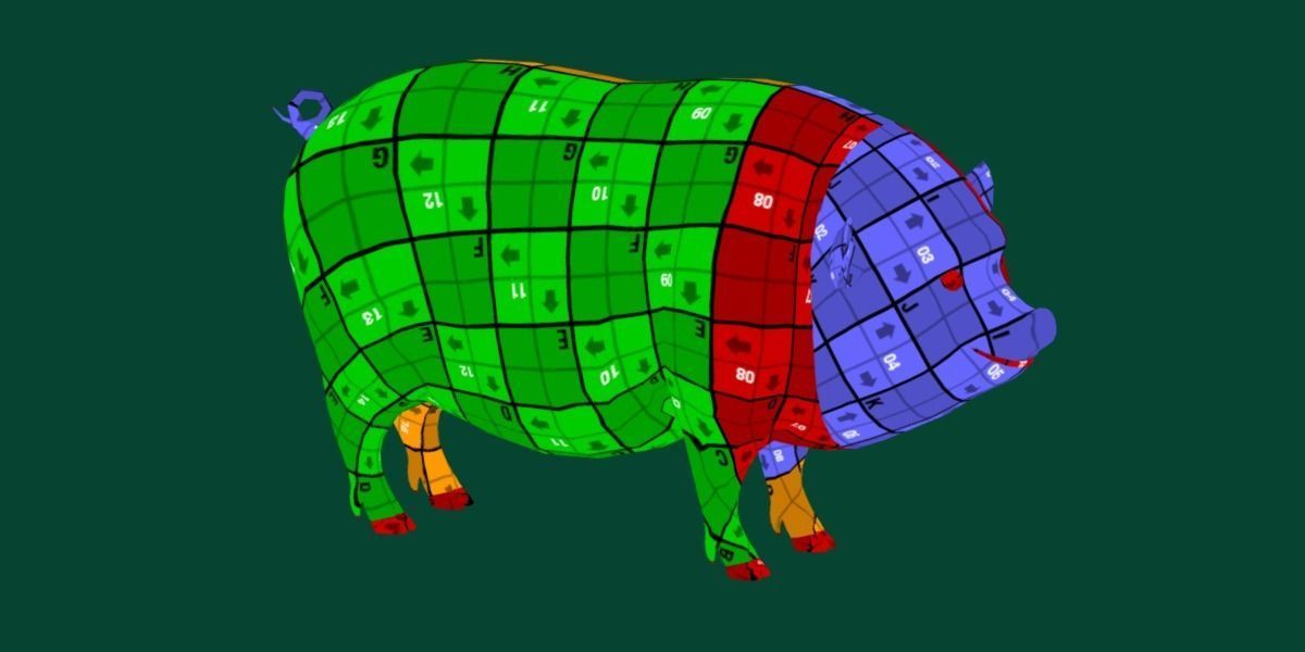 Vietnamese Pot-Bellied Pig Animal Low-poly 3D model_21