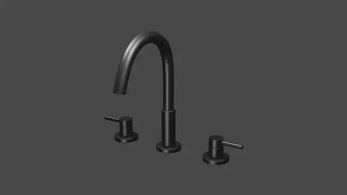 Rounded Two Lever Faucet 