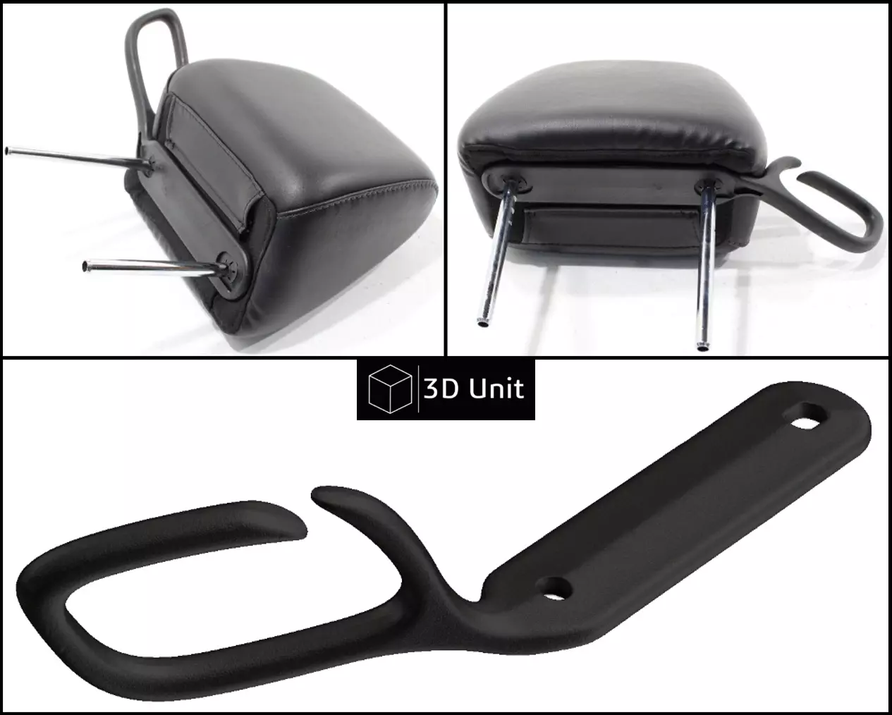 Dodge Challenger Seat Belt Holders 3D print model_0