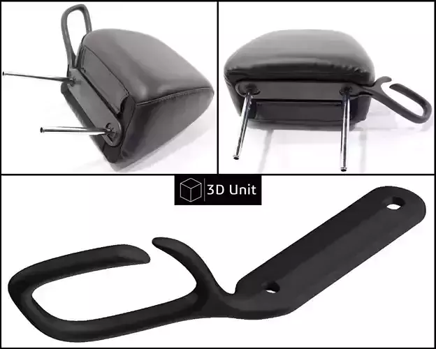 Dodge Challenger Seat Belt Holders 3D print model