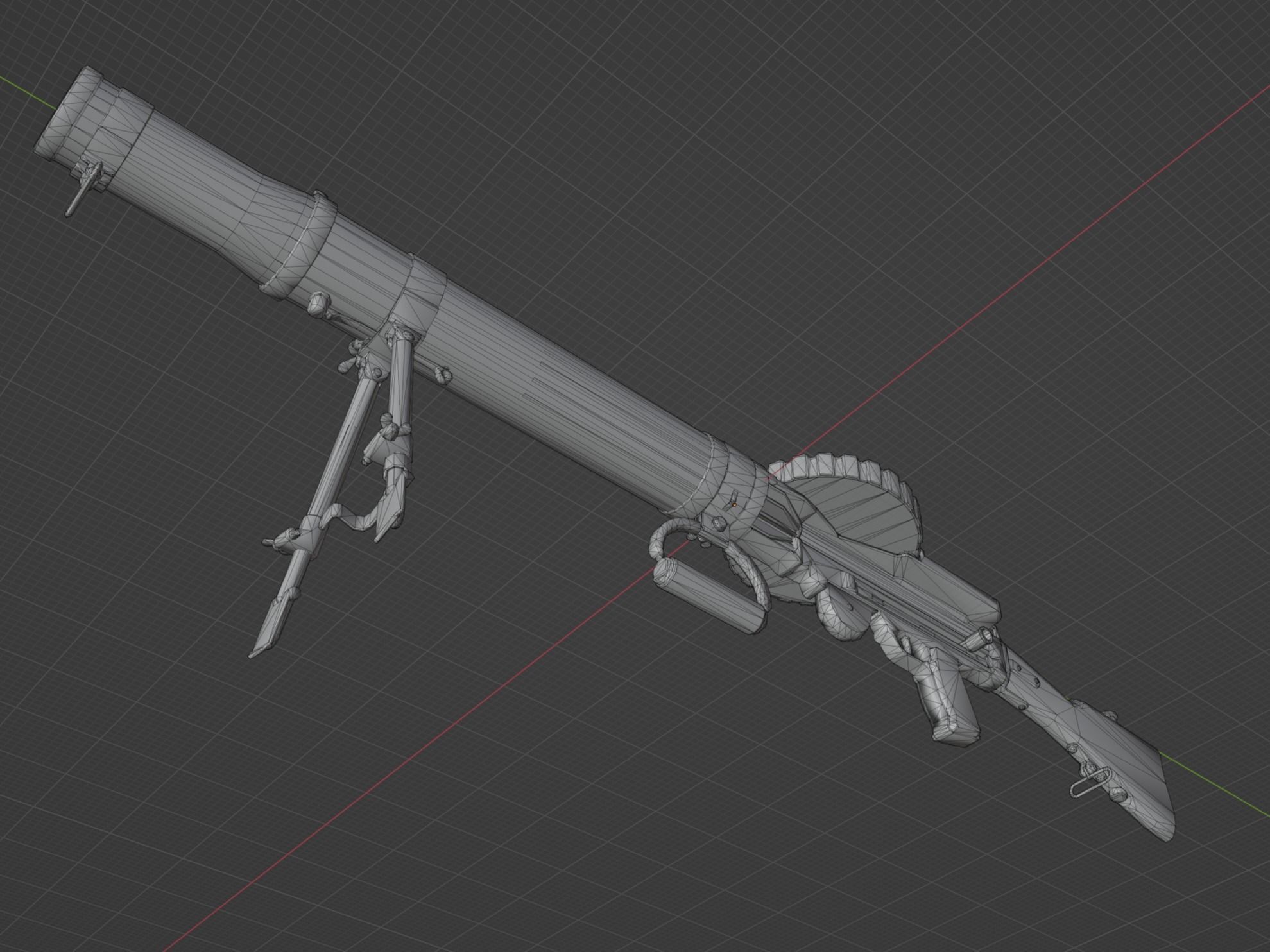 Lewis Gun 3D model_8