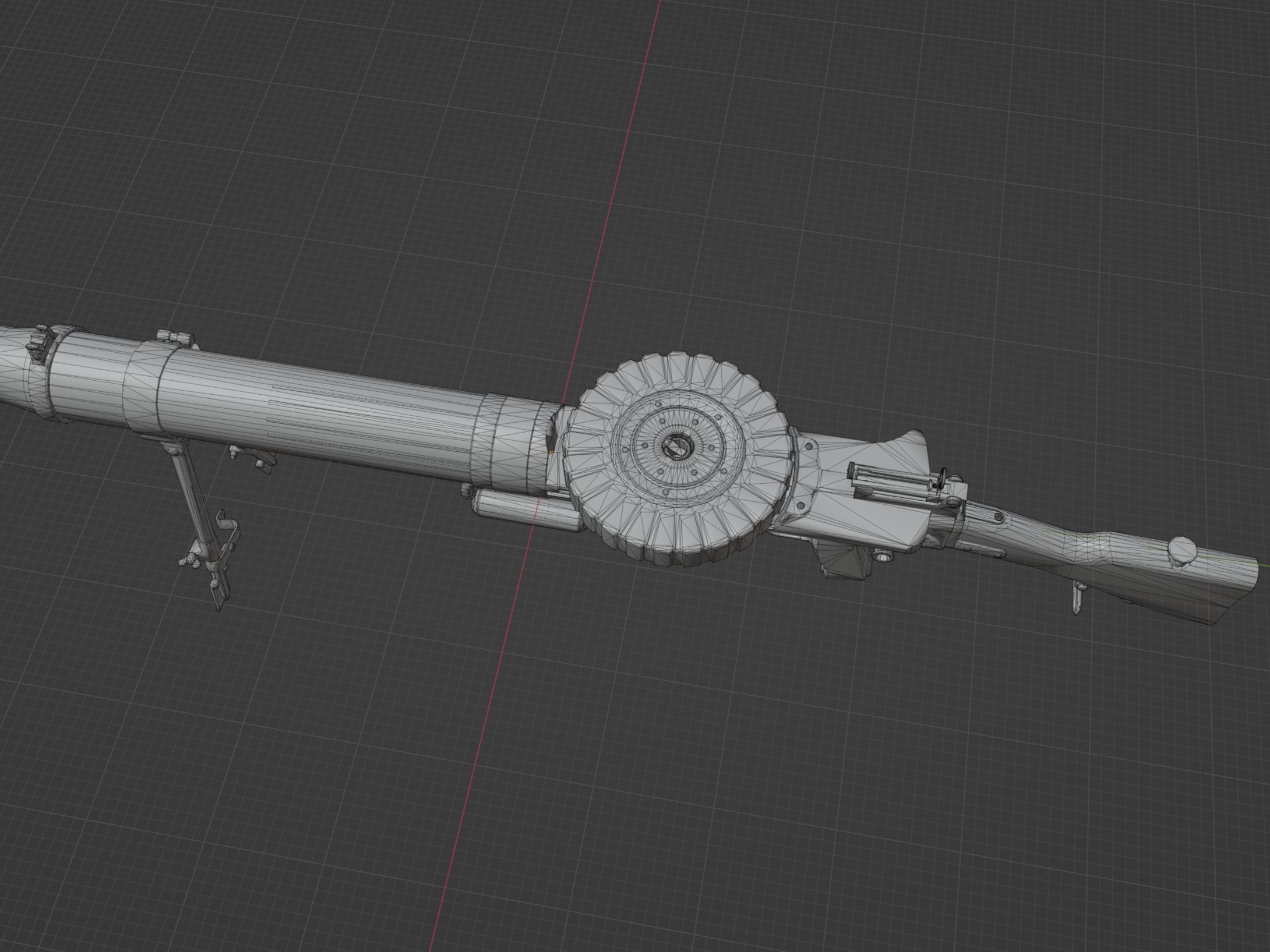 Lewis Gun 3D model_9