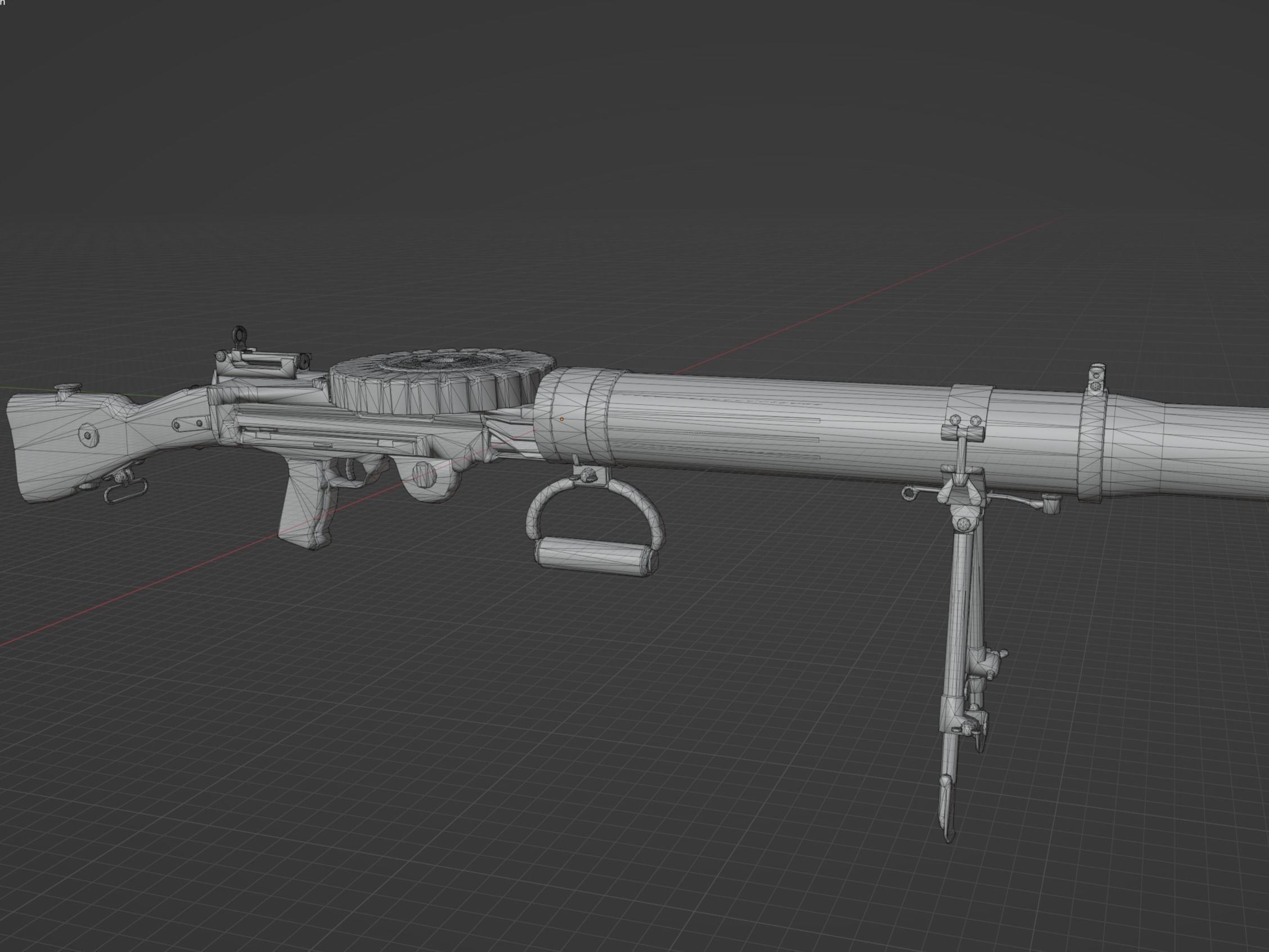 Lewis Gun 3D model_6
