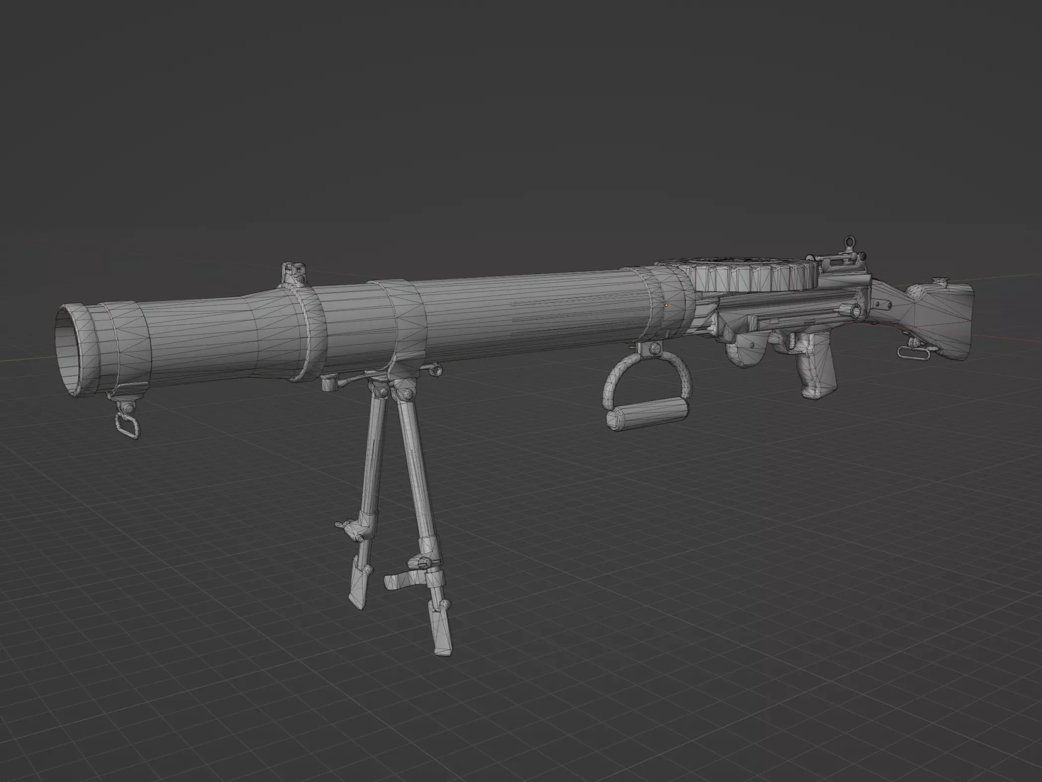 Lewis Gun 3D model_0