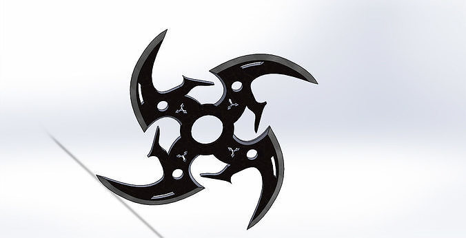 ninja blade weapons knife 3D model